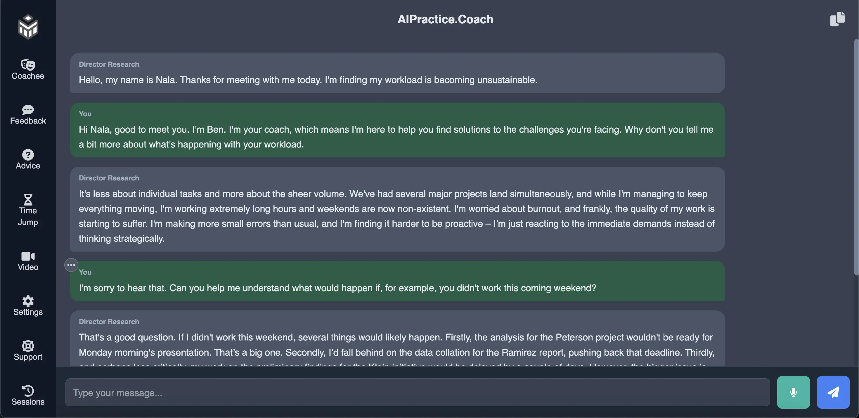 Application screenshot showing the main dashboard.